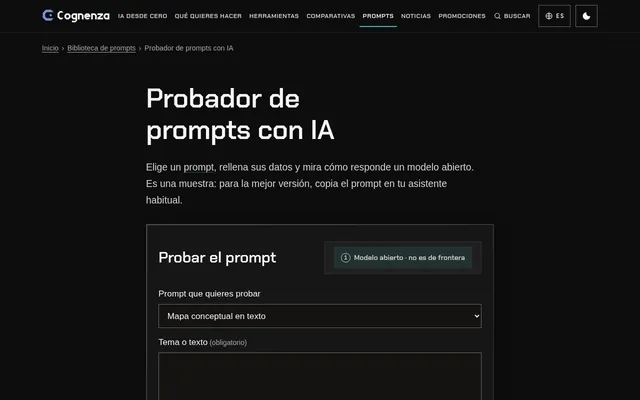 Probador de prompts