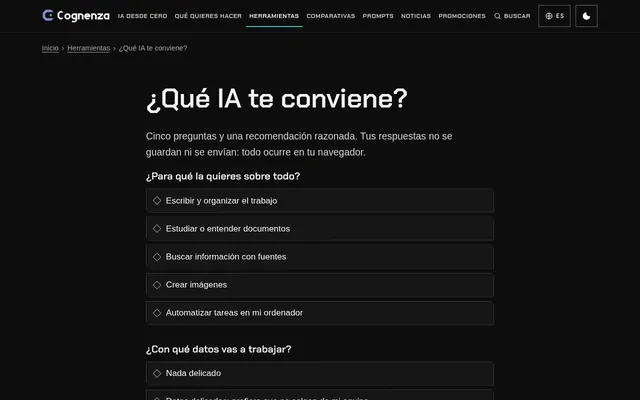¿Qué IA te conviene?