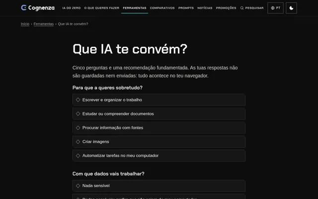 Que IA é melhor para você?